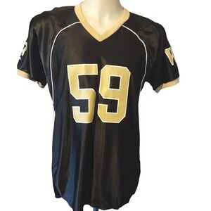 IZAW Wake Forest Jersey L Demon Deacons NCAA Black Gold #59 Retro Mens Made USA